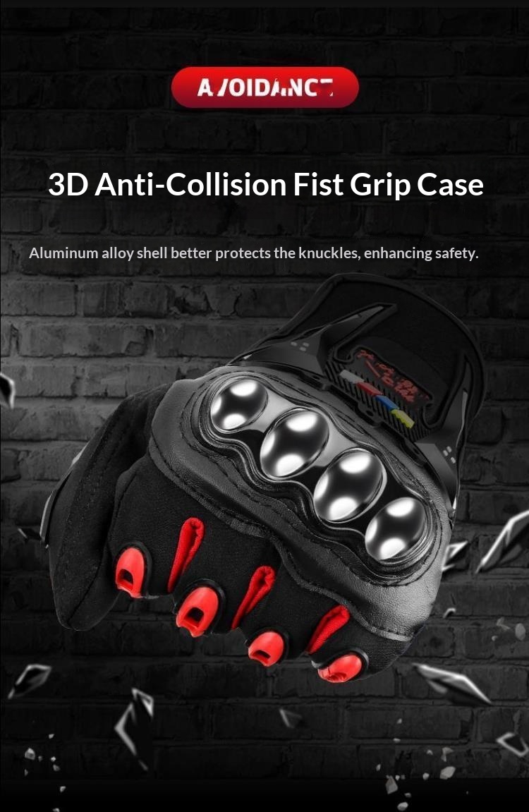 Guanti da moto Boy Boy per uomo, autunno e inverno, caldi, antiscivolo, da equitazione, touchscreen, abbigliamento da motociclista, per tutte le stagioni,_voghion.com