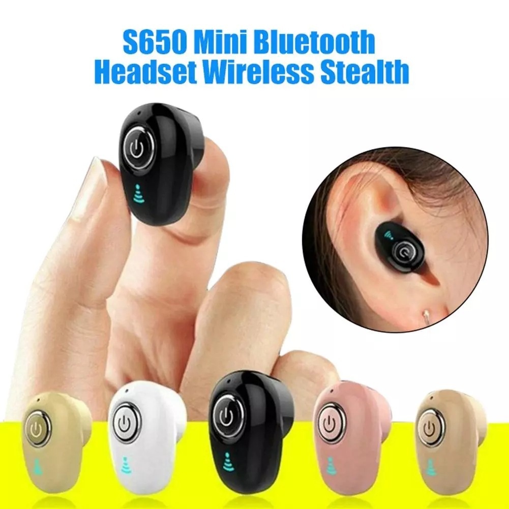 Écouteur Bluetooth ultra-compact et invisible NeoGear Cross-Border Mini S650 sans fil, mono-auriculaire, pour le sport, intelligent et universel_voghion.com
