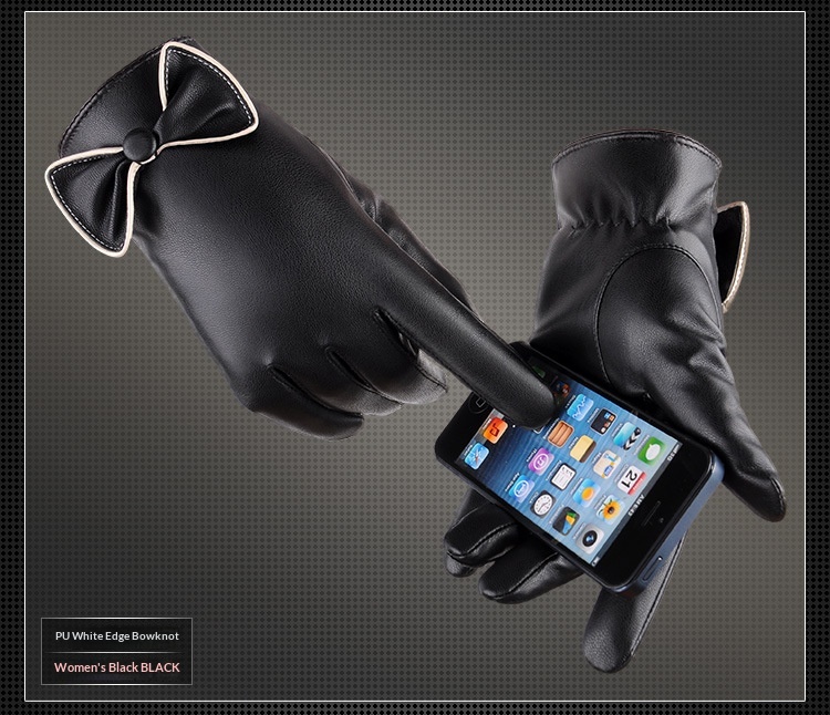 Guanti da equitazione impermeabili antivento spessi caldi all'aperto in pelle per uomo e donna, autunno inverno, all'ingrosso_voghion.com