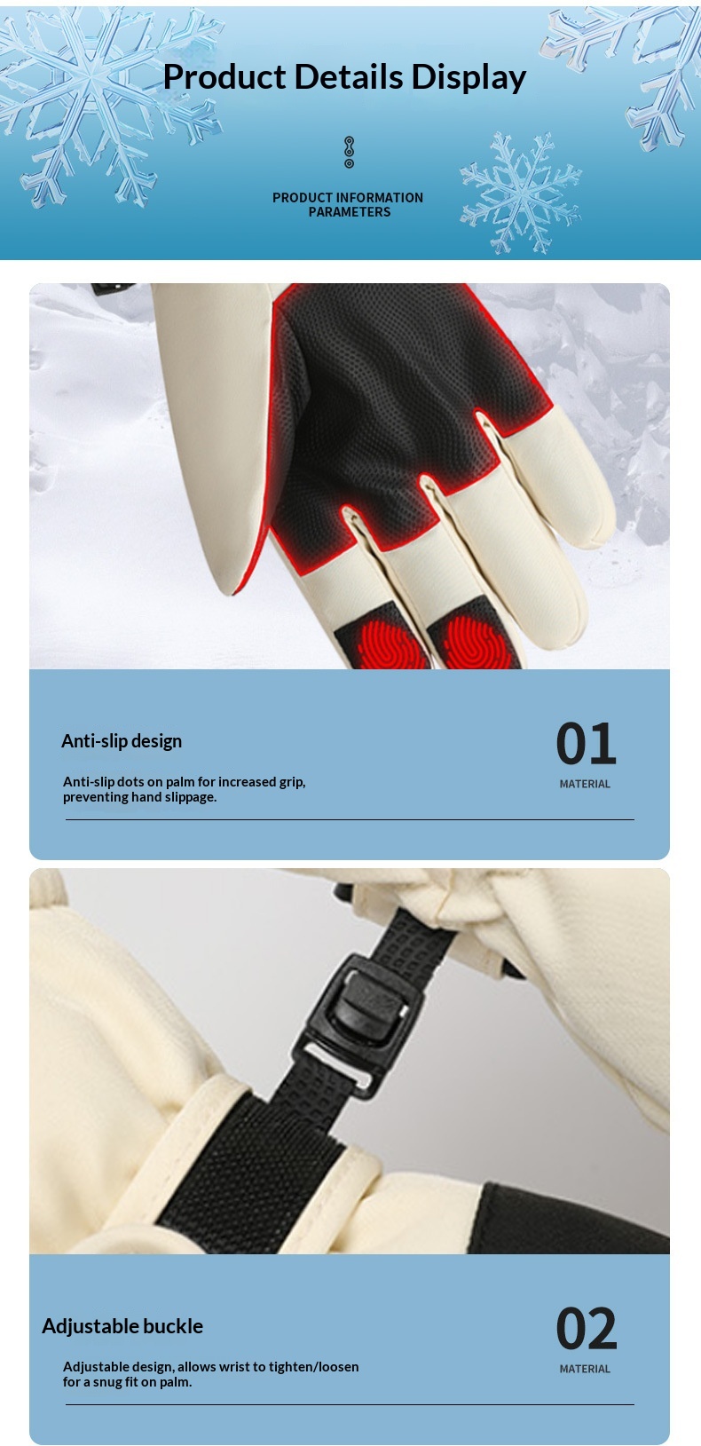 boy Boy Boy Cotton Touch Screen Men Winter Warm Women Riding Thickened Fleece Windproof Outdoor Motorcycle Ski Gloves_voghion.com