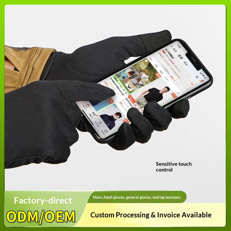 ragazzo Ragazzo Ragazzo Autunno e Inverno Uomo Sottile Velluto Caldo Sport All'Aperto Ciclismo Touch Screen Freddo Antivento Impermeabile Dita Intere_voghion.com