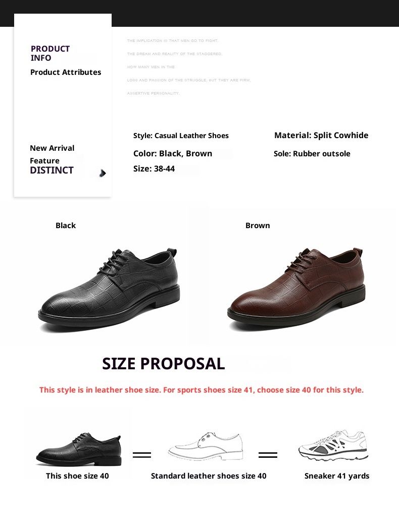 Voyage Men's Business Formal Leather Autumn Winter New Large Size Cowhide Thickened Derby Wedding Groom Shoes_voghion.com