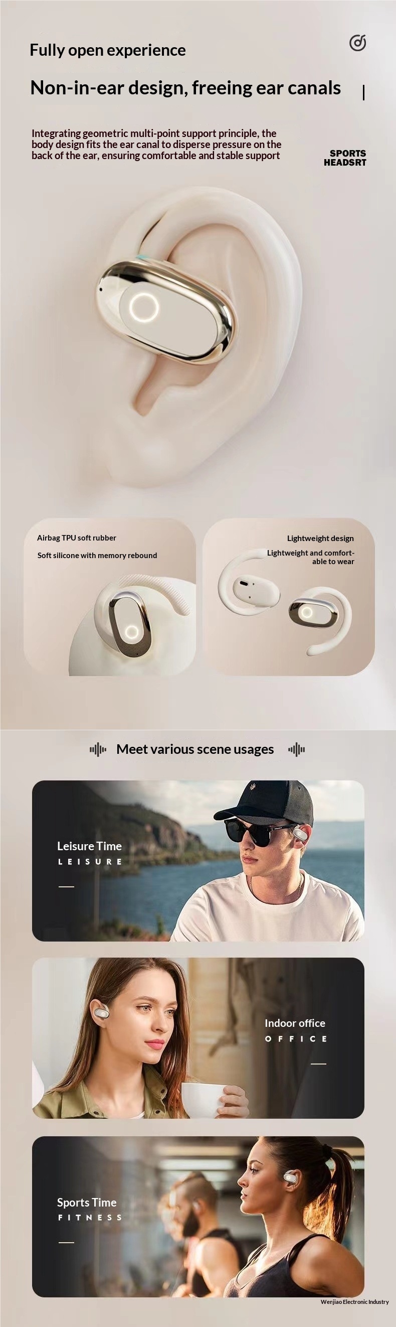 NeoGear 2025 Neue KI-Kopfhörer Bluetooth Over-Ear Sport Laufen Geräuschunterdrückung Lange Akkulaufzeit_voghion.com