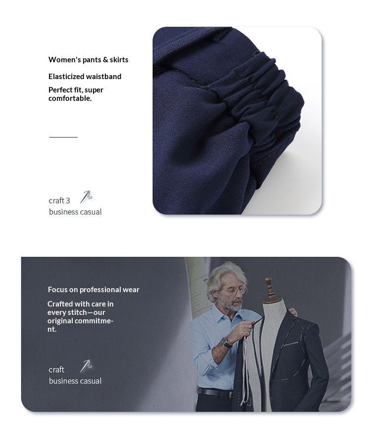 boy Men's Black Jacket Slim Fit Office Professional Suit Set For Men Government Enterprise Workwear Manufacturer_voghion.com