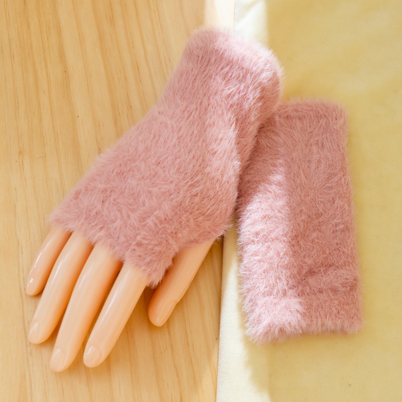 boy Boy Boy Finger Gloves For Women, Autumn And Winter Warm Harajuku Style, Men's Student Couple Fingerless Half Gloves, Ins Trend_voghion.com