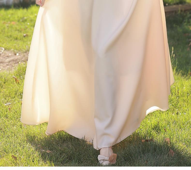 ChicShe ChicShe 2025 New Style Female Best Friend Fairy Slim Champagne Color Sister Bridesmaid Group Dress High-end Summer_voghion.com