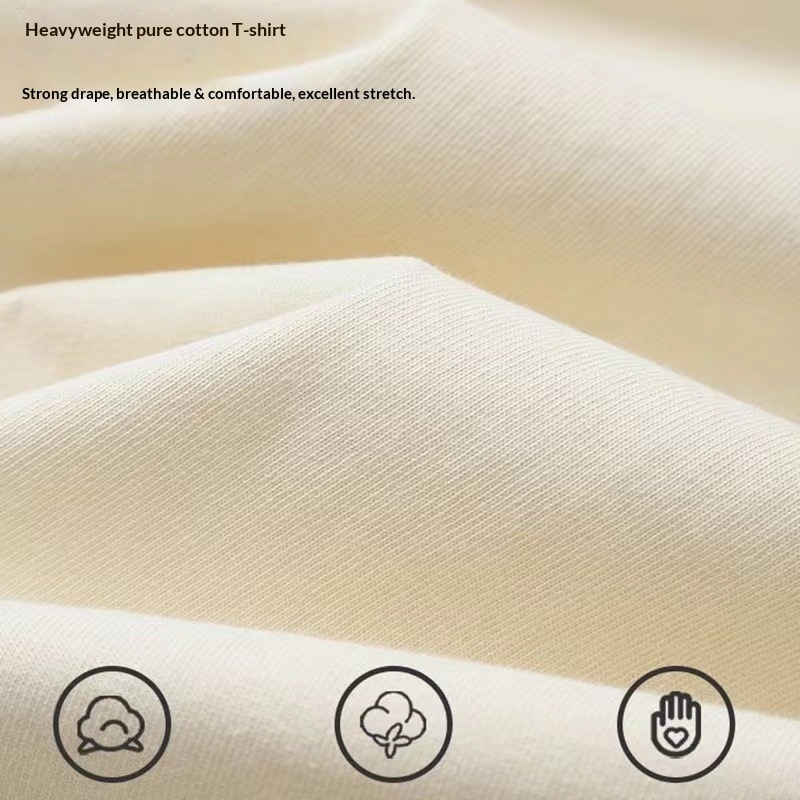 ragazzo Ragazzo Maglietta da lavoro in puro cotone pesante da 300 g, uniforme da uomo, pubblicità, corta, stampata all'ingrosso, tinta unita, mezza manica_voghion.com