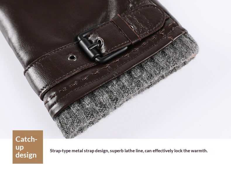 Boy Boy Boy Vera Pelle per Uomo, Autunno e Inverno, Foderato in Pile, Caldo, Ispessito, Guida, Equitazione, Affari, Regalo, Primo Strato_voghion.com