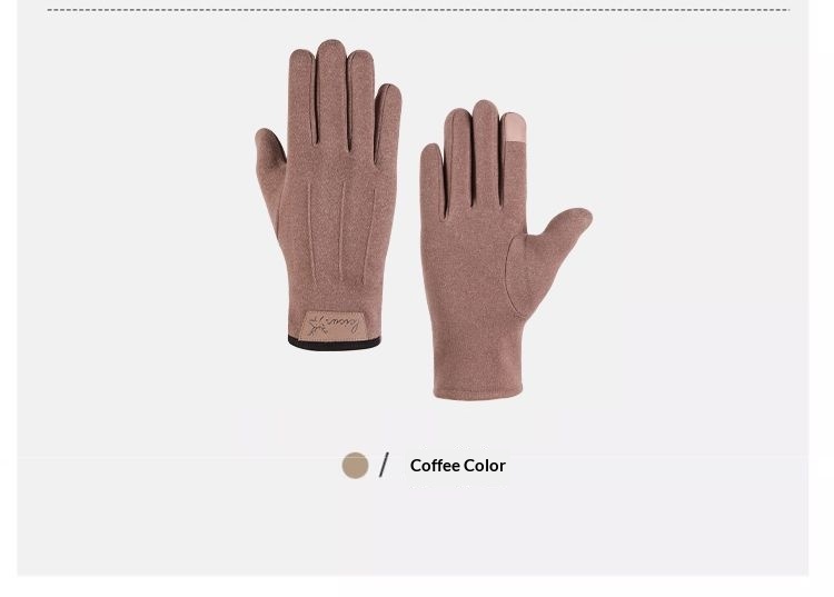 Herrenhandschuhe aus Thermofleece, warm, winddicht, Touchscreen-geeignet, kältebeständig, ideal zum Autofahren, Radfahren, für Herbst und Winter, geeignet für Angler und E-Bikes_voghion.com