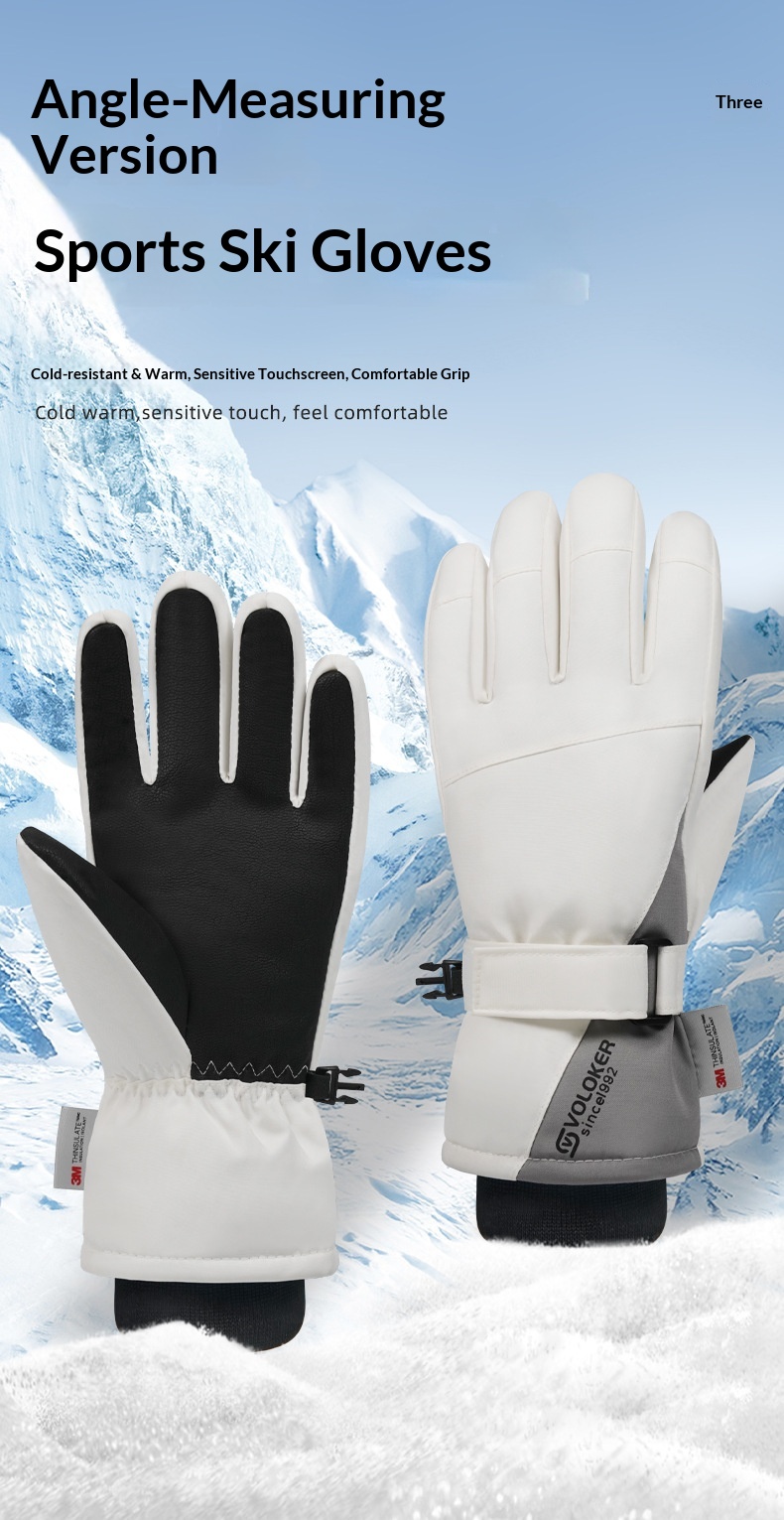 ragazzo Ragazzo Ragazzo Caldo Pile Foderato Sci Autunno Inverno Ciclismo Donna Touchscreen Guanti Uomo Transfrontaliero All'ingrosso Alto_voghion.com