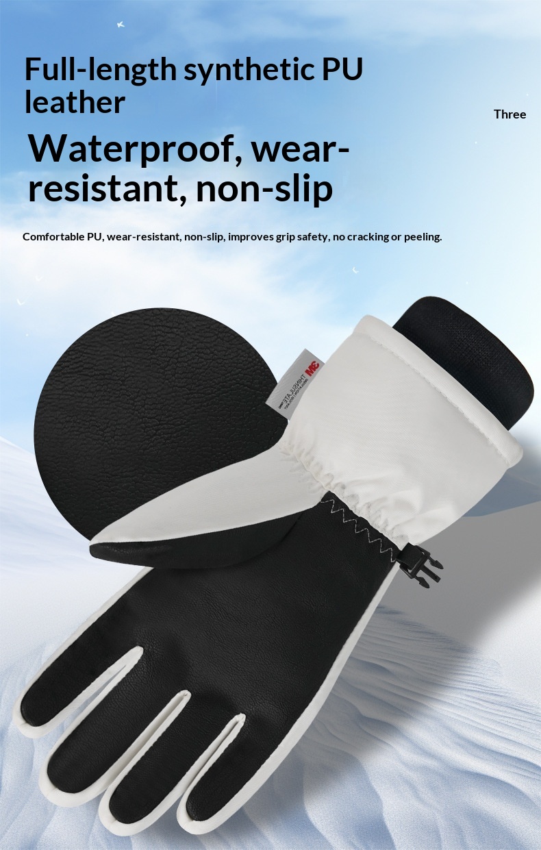 ragazzo Ragazzo Ragazzo Caldo Pile Foderato Sci Autunno Inverno Ciclismo Donna Touchscreen Guanti Uomo Transfrontaliero All'ingrosso Alto_voghion.com