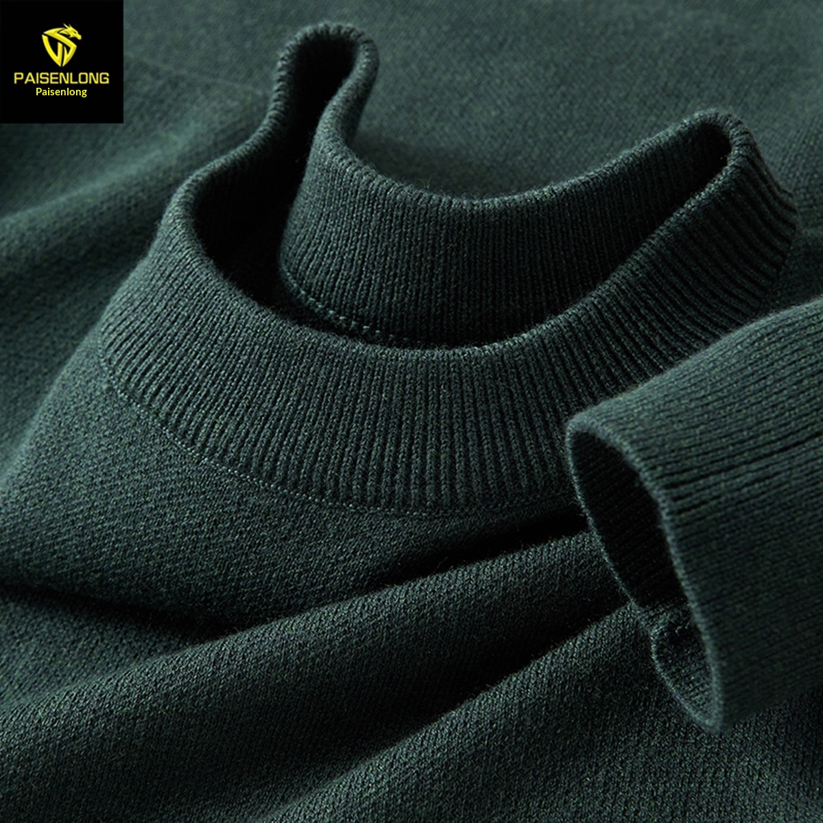 boy Boy Boy Boy Boy Parson Dragon Autumn Winter Round Neck Pullover Thickened Warm Versatile Men's Wool Sweater Slim Fit Base Layer_voghion.com