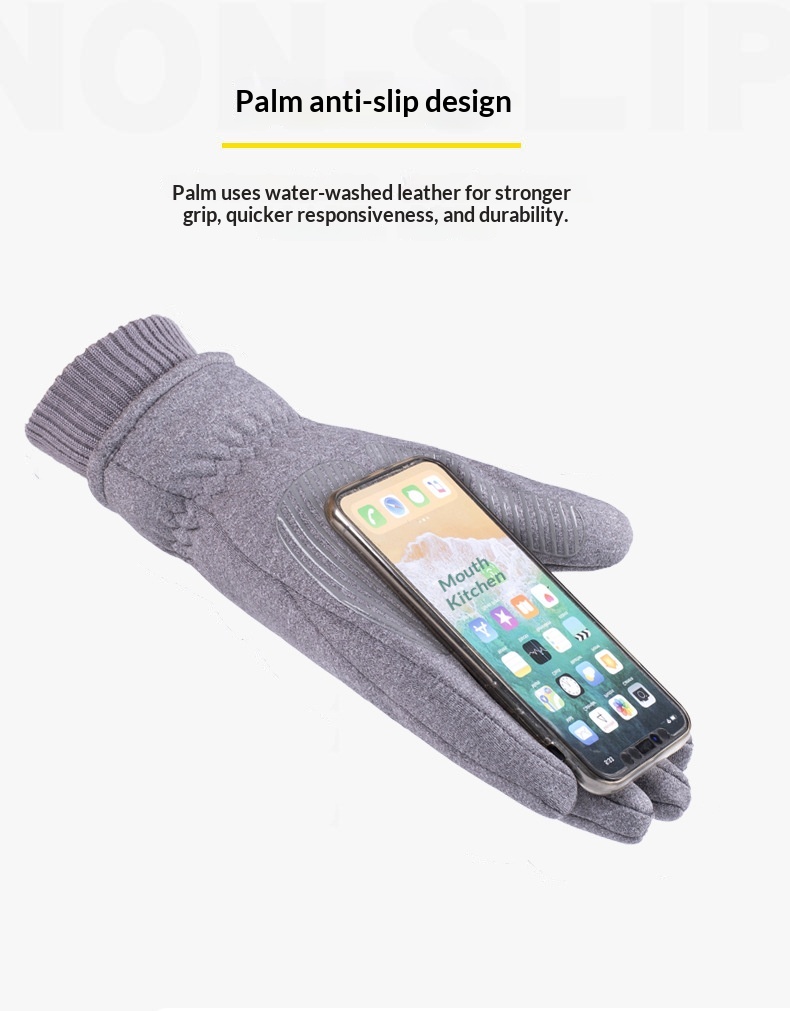 boy Boy Boy Foreign Trade Curved For Men Winter Waterproof Diving Cloth Outdoor Touchscreen Cycling Warm Full Finger Skiing_voghion.com