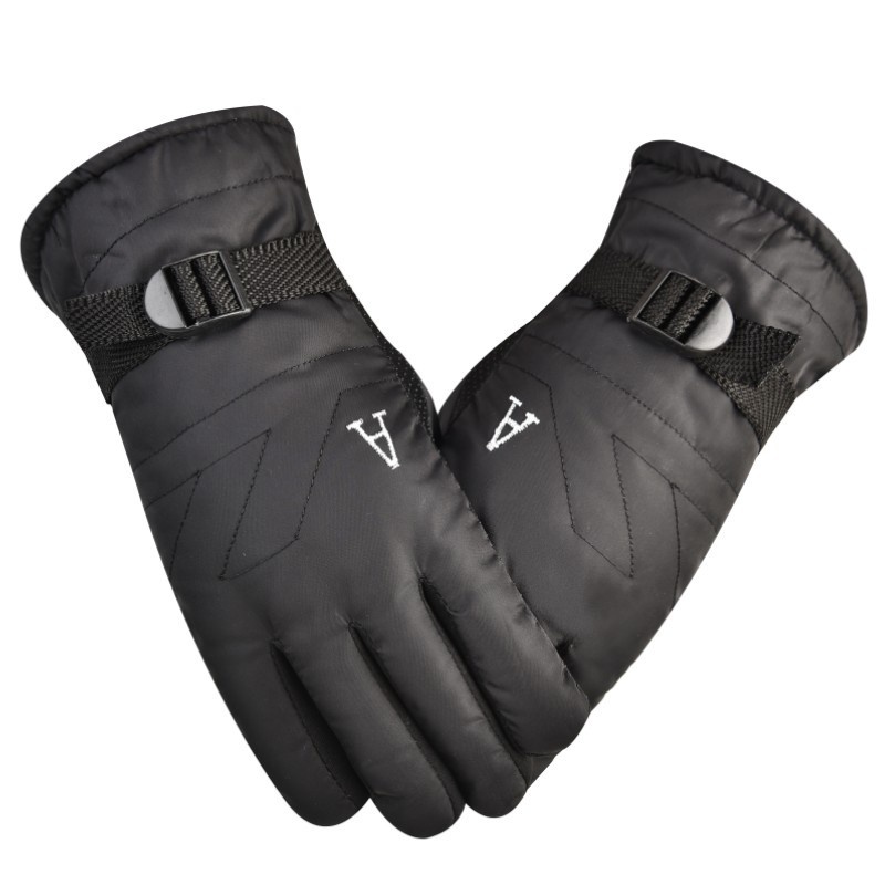 boy Boy Boy Men's Warm Winter With Fleece Lining, Thickened, Non-Slip, Windproof Gloves For Outdoor Cycling, Carpet Wholesale_voghion.com