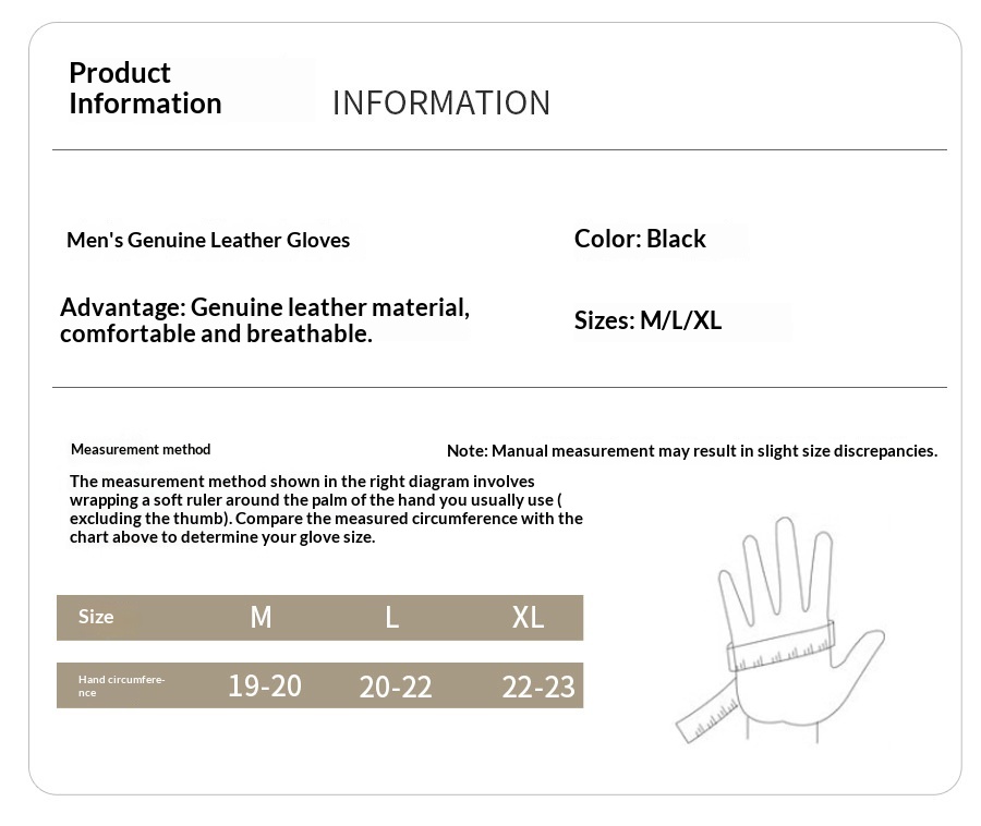 Guanti da uomo caldi in pelle con fodera in pile, spessi, touchscreen, per equitazione all'aperto, antivento, antiscivolo, per guida invernale_voghion.com