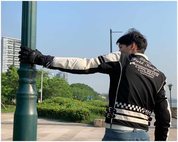 Boy Boy Supply Motorradhandschuhe, wasserdicht, warm, für den Winter, Motorradfahrer, sturzsicher, Offroad, dick, lang, für Herren_voghion.com