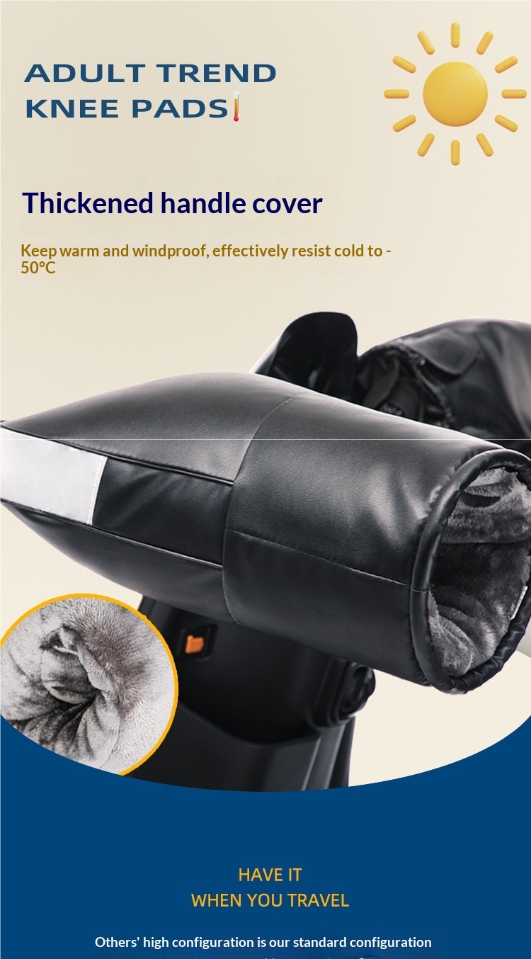 Coprimanubrio per moto elettrica Boy Boy, invernale, moderno, semplice, caldo, con batteria, guanti da bici, antivento, foderati in pile, ispessiti_voghion.com