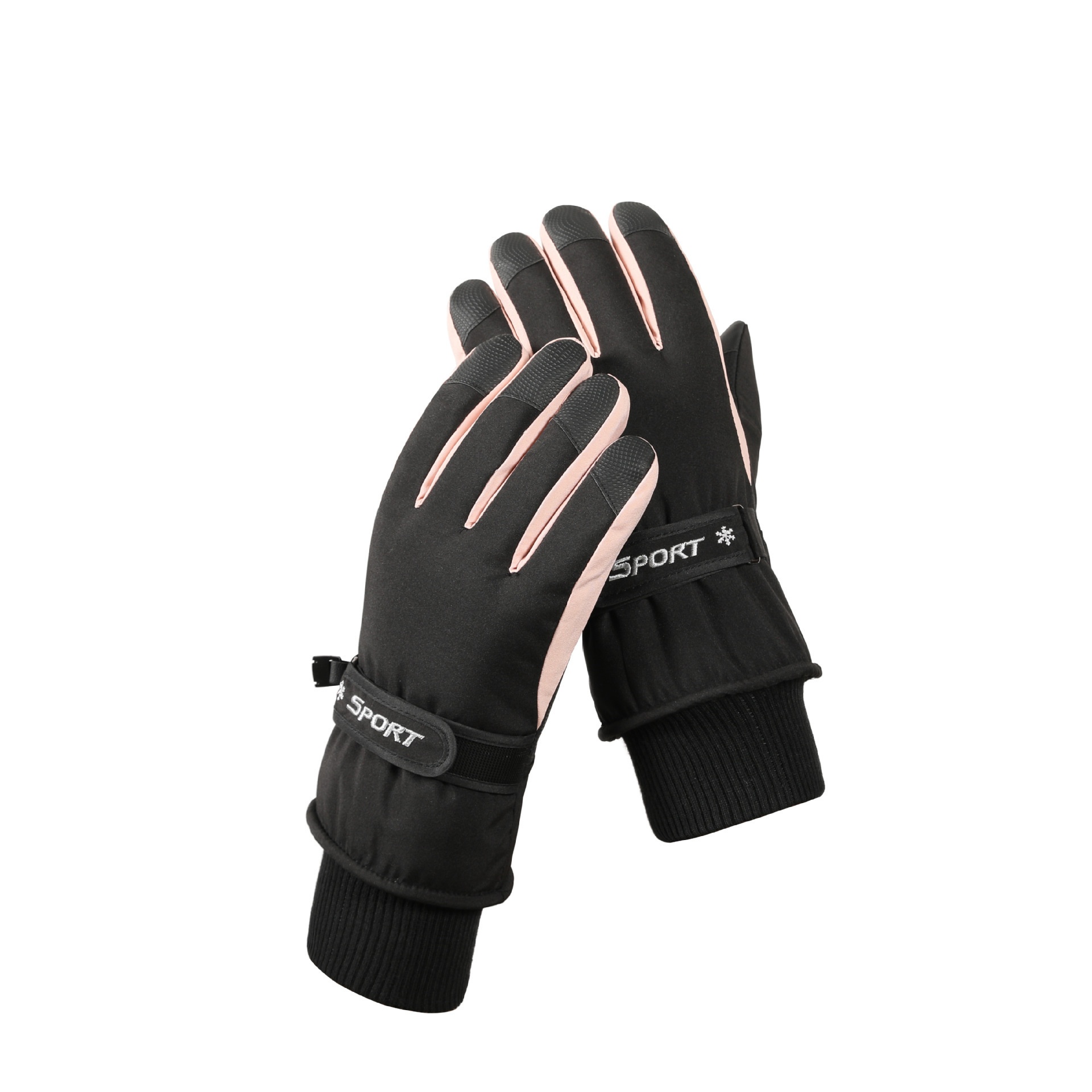 Guanti da sci caldi per coppia, invernali, foderati in pile, per esterni, da moto, antipioggia, antifreddo, antivento, spessi_voghion.com