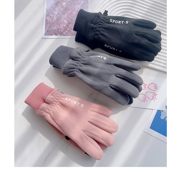 Gants pour homme et femme, chauds et coupe-vent, en polaire, parfaits pour l'hiver, le vélo électrique et les écrans tactiles. Style couple._voghion.com