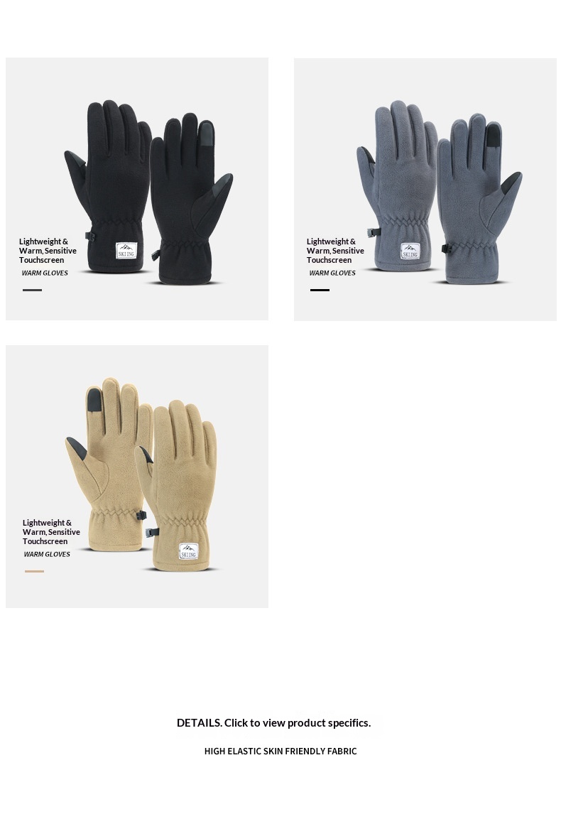 Herren-Winterhandschuhe für Radfahren, Outdoor-Sportarten, kältebeständig, wasserdicht, warm, volle Finger, geeignet für Erwachsene, Skifahren, Autofahren, Touchscreen_voghion.com