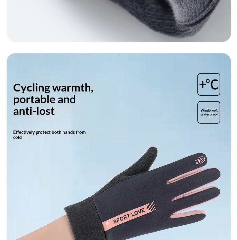 Guanti invernali caldi Boy Boy per donna e uomo, compatibili con touchscreen, antivento, resistenti all'acqua, foderati in pile, spessi_voghion.com