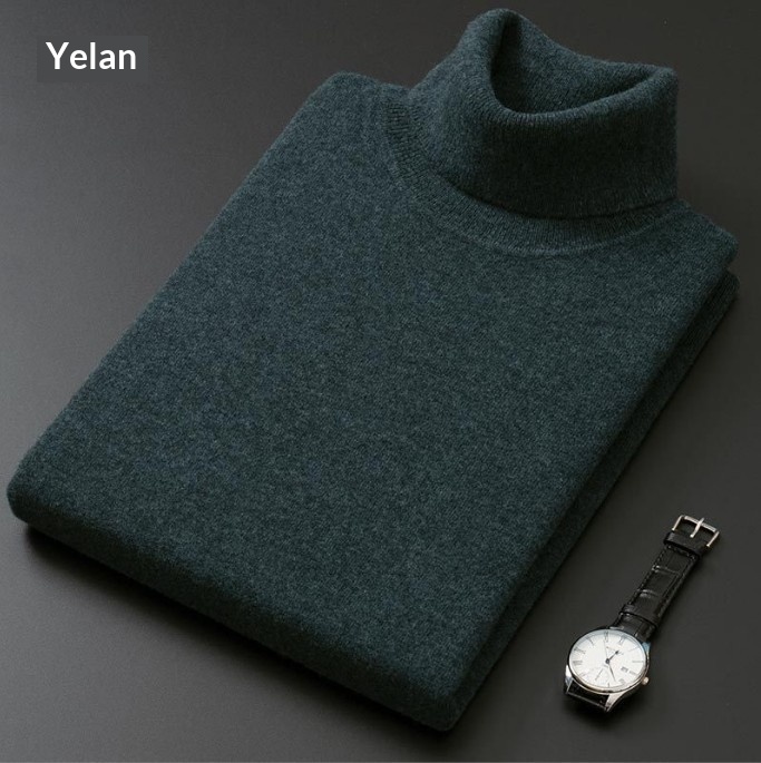 boy Boy Boy New Wool Turtleneck Sweater Men's Thickened Base Shirt Knitted Slim Fit Winter Clothing_voghion.com