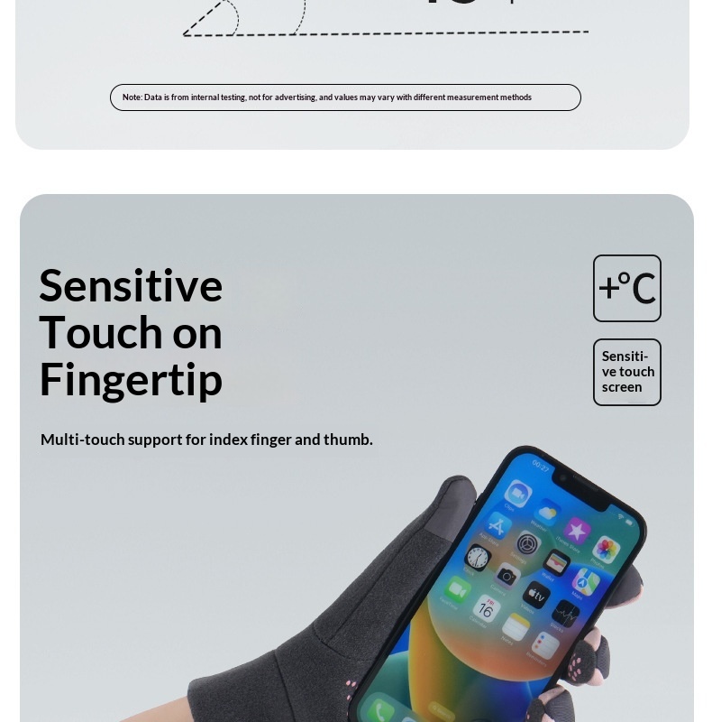 Guanti invernali caldi Boy Boy per donna e uomo, compatibili con touchscreen, antivento, resistenti all'acqua, foderati in pile, spessi_voghion.com