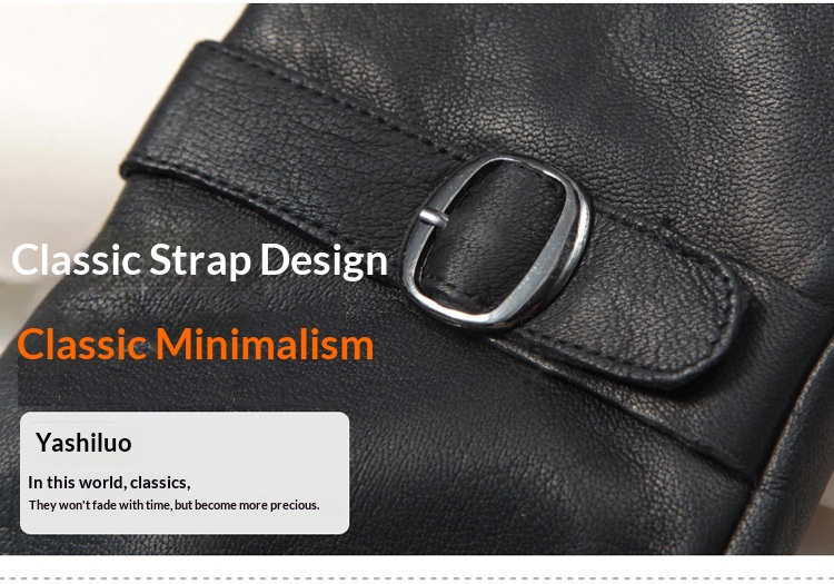 boy Boy Boy Genuine Leather Cowhide Winter Gloves Men Fingerless Driving Riding Fleece Lined Warm_voghion.com