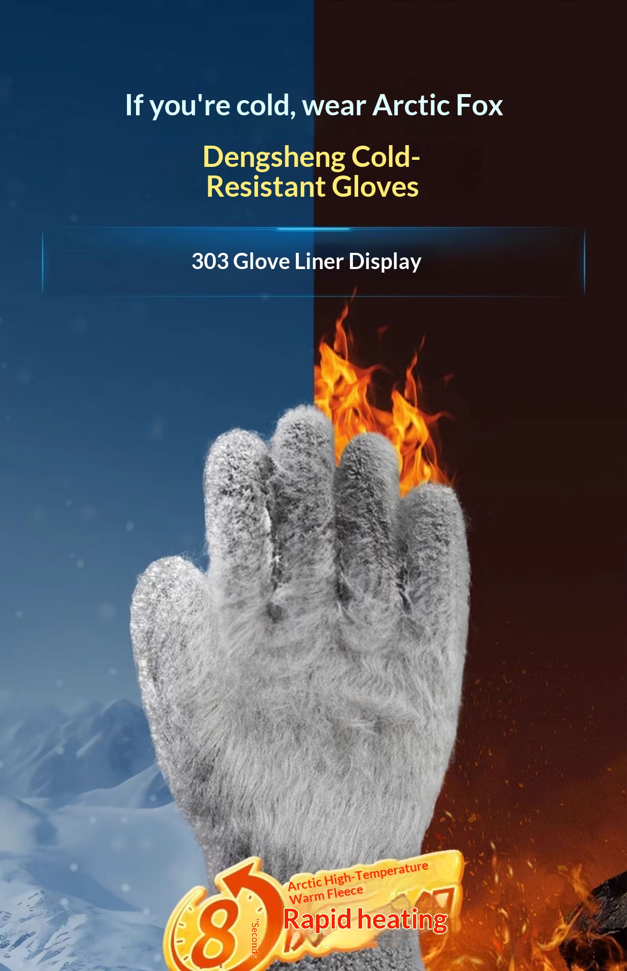 ragazzo Ragazzo Ragazzo Arrampicata #303 Guanti di protezione del lavoro Invernali Foderati in pile Spessi Caldi Anti-freddo Pesca sul ghiaccio Conservazione a freddo Acquatici_voghion.com