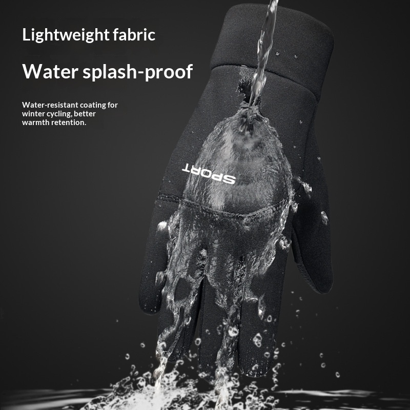 boy Boy Boy Winter Warm Men Full Finger Touch Screen Driving Skiing Waterproof Windproof Coldproof Non-slip Outdoor Riding Gloves_voghion.com