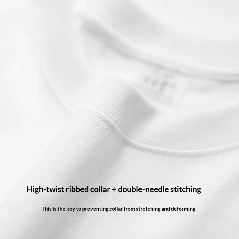 ragazzo Ragazzo Maglietta da lavoro in puro cotone pesante da 300 g, uniforme da uomo, pubblicità, corta, stampata all'ingrosso, tinta unita, mezza manica_voghion.com