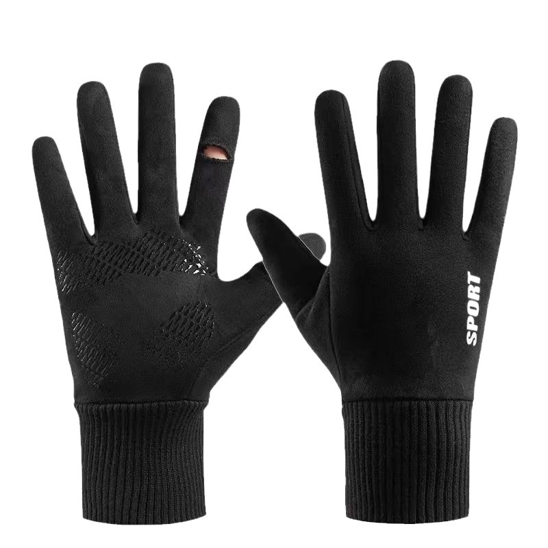 Boy Boy Boy Warme, kältebeständige Angeljacke für Herren, Herbst und Winter, winddicht, Touchscreen, dickes Fleece, Klapphülle, Wildleder, reflektierend_voghion.com