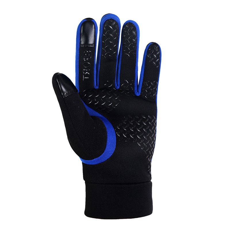 boy Boy Boy Touchscreen Outdoor With Fleece For Men, Running, Windproof, Sports, Cycling, Full Finger, Winter Mountaineering,_voghion.com