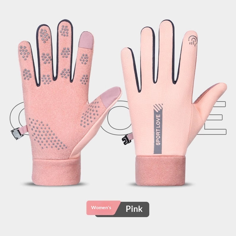 Guanti invernali caldi Boy Boy per donna e uomo, compatibili con touchscreen, antivento, resistenti all'acqua, foderati in pile, spessi_voghion.com