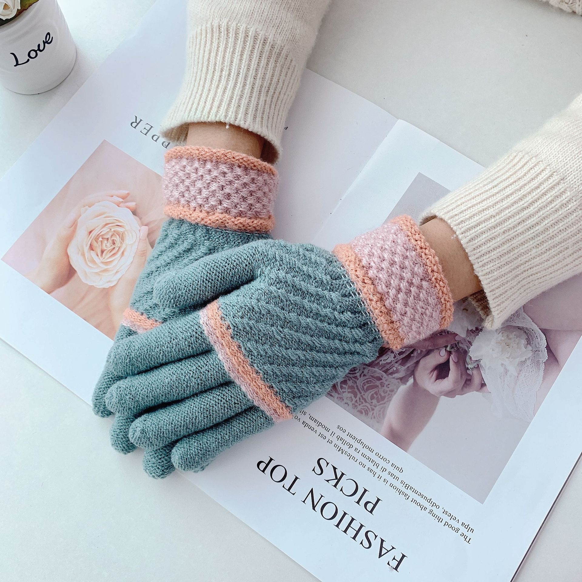 ragazzo Ragazzo Ragazzo Produttore Inverno Spesso Caldo Per Uomo E Donna Cashmere Jacquard All'aperto Ciclismo Antifreddo Antivento_voghion.com