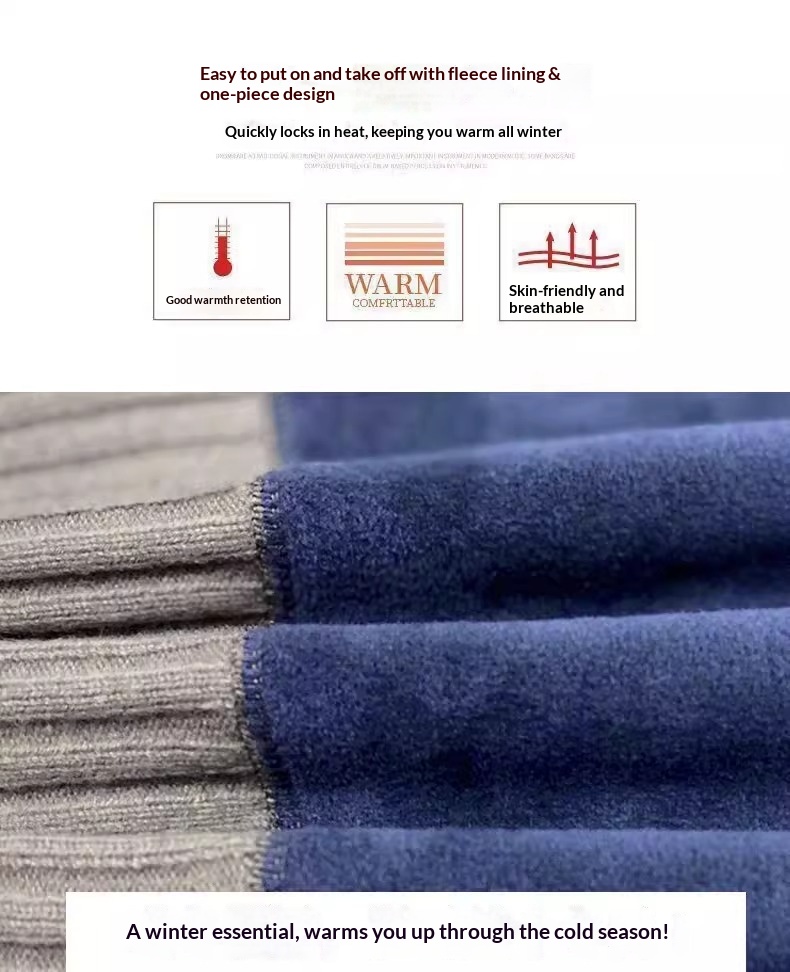 Maglione da uomo con collo alto, nero, convertibile, taglia grande, strato di base per autunno e inverno, vestibilità ampia per_voghion.com