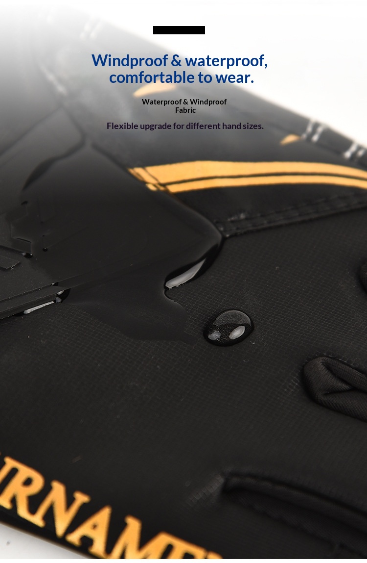 Herrenhandschuhe aus echtem Leder, warm, dreifingrig, wasserdicht, ideal zum Angeln, Fitness und für Outdoor-Aktivitäten._voghion.com