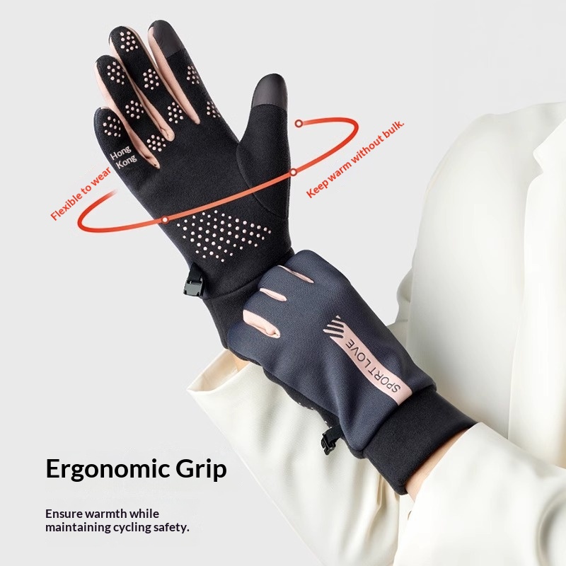 Guanti invernali caldi Boy Boy per donna e uomo, compatibili con touchscreen, antivento, resistenti all'acqua, foderati in pile, spessi_voghion.com