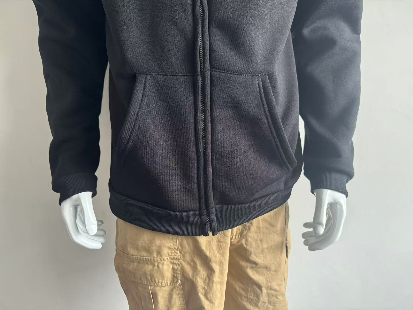 boy Boy Cross-Border Spring Autumn New Unique Design Double-Layer Hooded Zipper Sweatshirt Loose Street Style For Men And Women_voghion.com