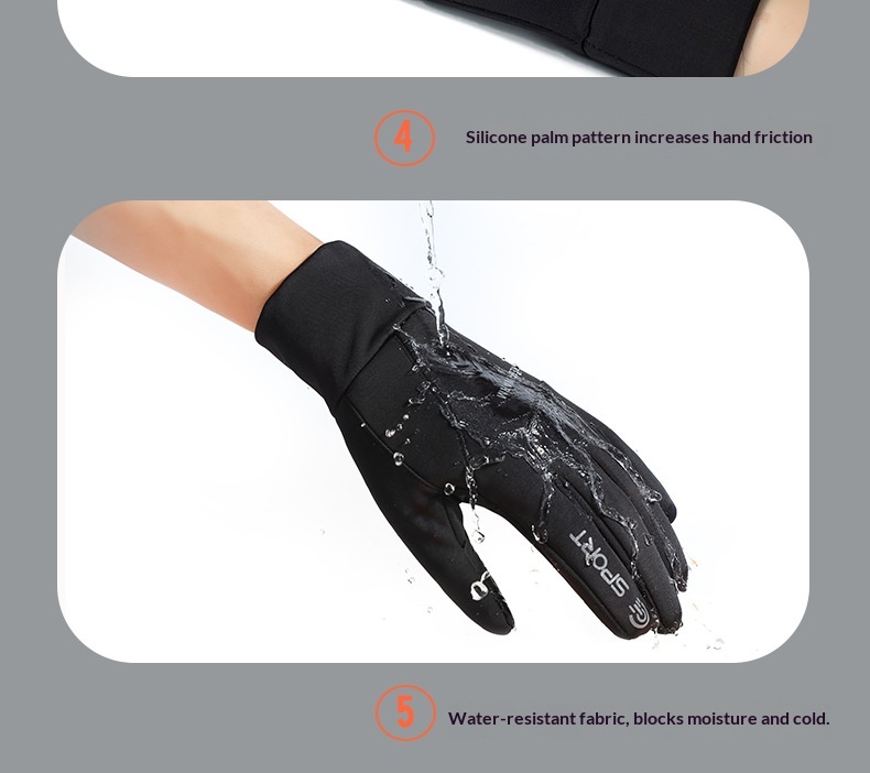 boy Boy Boy Winter Warm Gloves For Men Outdoor Cycling Fleece Lined Thickened Windproof Waterproof Sports Skiing Touchscreen Women_voghion.com