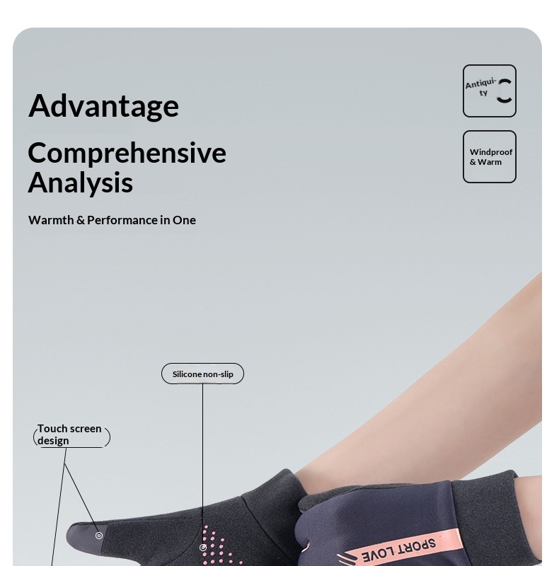 Guanti invernali caldi Boy Boy per donna e uomo, compatibili con touchscreen, antivento, resistenti all'acqua, foderati in pile, spessi_voghion.com