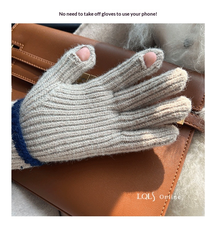 boy Boy Boy Colors You Should Have ~ Fashionable Goodies Warm Women's Knitted Fingerless Gloves For Cold Weather Cycling Winter Men_voghion.com