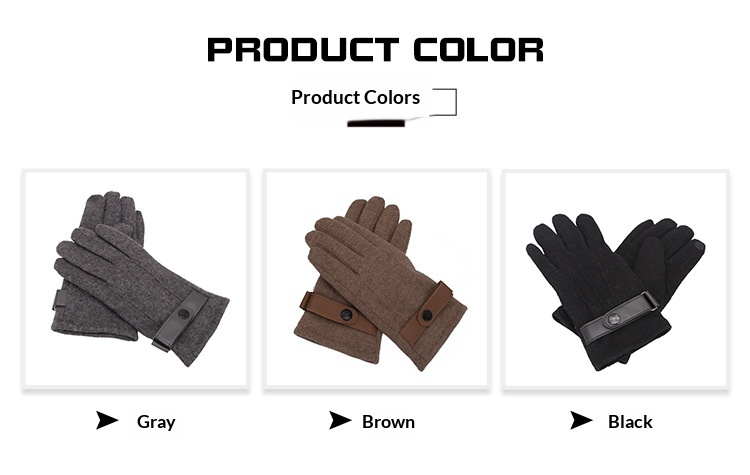 boy Boy Boy Men's Wool Autumn Winter New Touchscreen Fleece Lined Thickened Warm Cycling Wholesale Cashmere Gloves Men_voghion.com