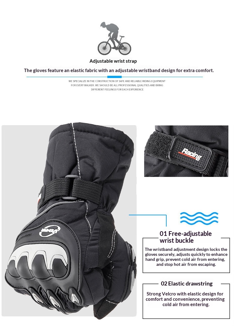 Guanti da moto invernali impermeabili per uomo, guanti da equitazione touchscreen, guanti antivento termici antifreddo per veicoli elettrici_voghion.com