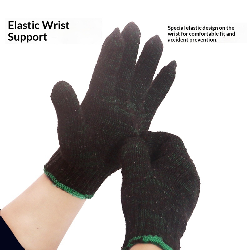 Guanti da lavoro in filato di cotone per uomo, taglia unica, resistenti e spessi, all'ingrosso, invernali_voghion.com