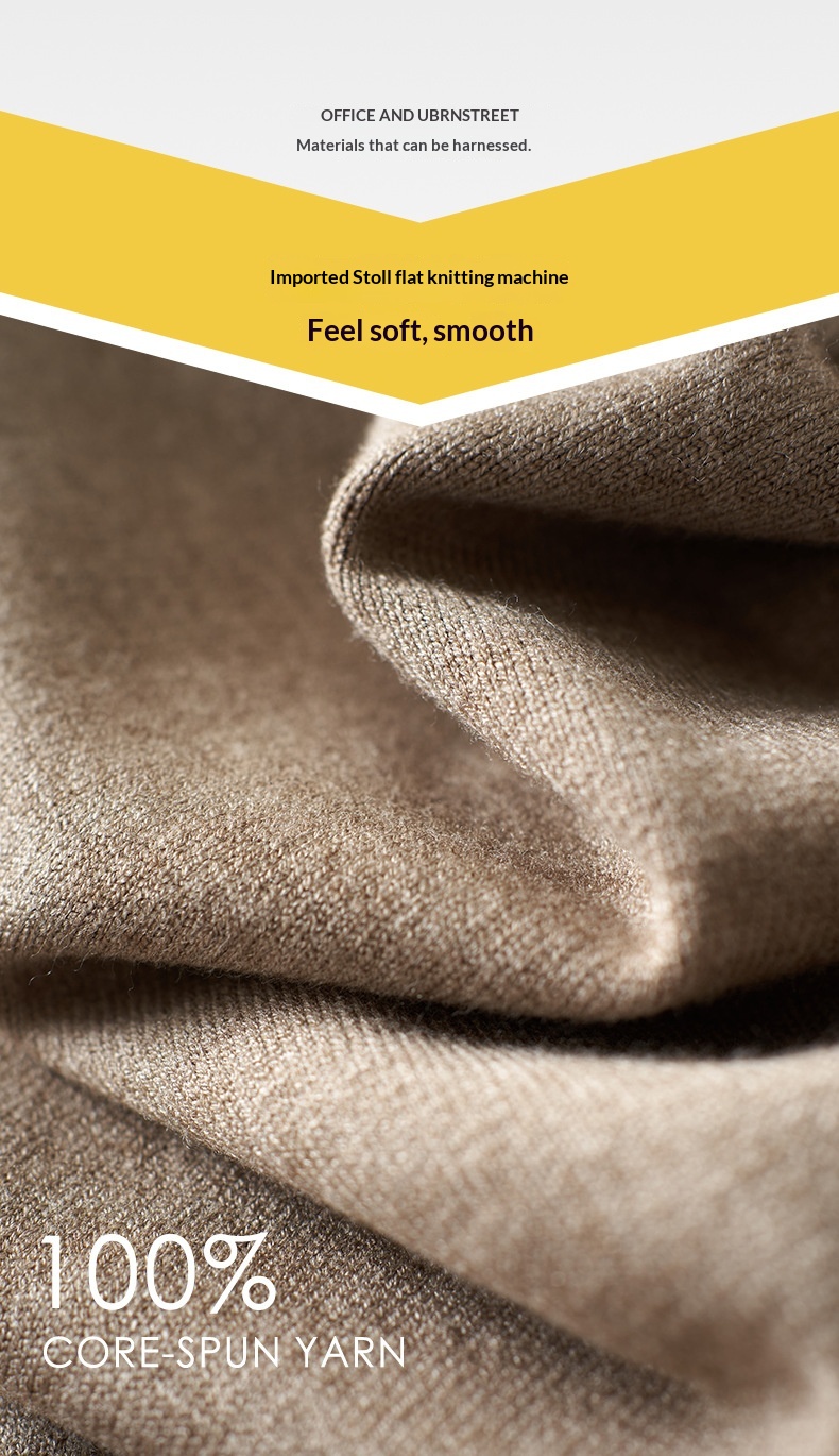 ragazzo Ragazzo Ragazzo Ragazzo 2025 Autunno Inverno Nuovo Uomo Dolcevita Spesso Casual Tinta Unita Maglia Base Maglione Largo Maglione_voghion.com