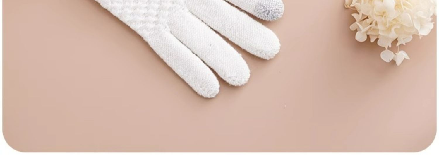 boy Boy Boy New Touchscreen For Men Women, Autumn And Winter, Fleece-Lined, Thickened, Warm, Cold-Proof, Outdoor Cycling Knitted_voghion.com