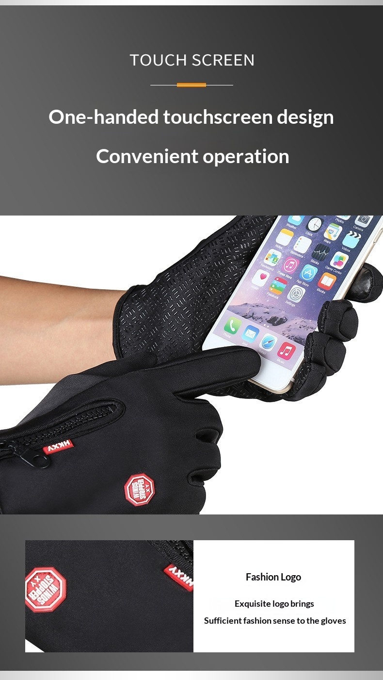 Gants chauffants d'hiver pour homme et femme, doublés polaire, chauds, imperméables au froid et au vent, avec port USB, pour la conduite, le vélo et les activités de plein air. Compatibles avec les écrans tactiles._voghion.com