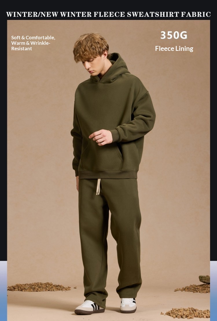Chłopiec Chłopiec Jesień Zima Nowy Luźny Polar 350G Męska Oversize Gruba Bluza Z Kapturem Modna Marka Męska Bluza_voghion.com