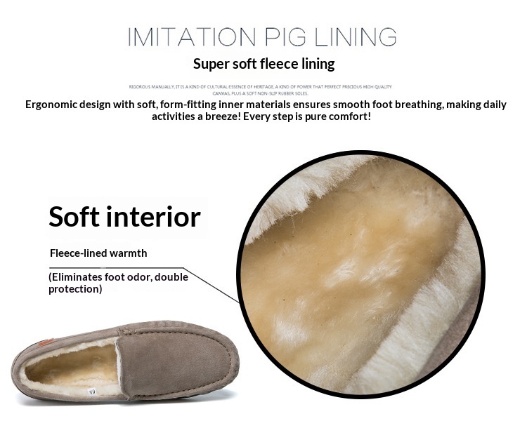 Voyage 501-3 Winter Heren Loafers Katoenen Driving Lage Mid-mouth Instappers Fleecegevoerde Warme Platte Casual Leren Schoenen_voghion.com